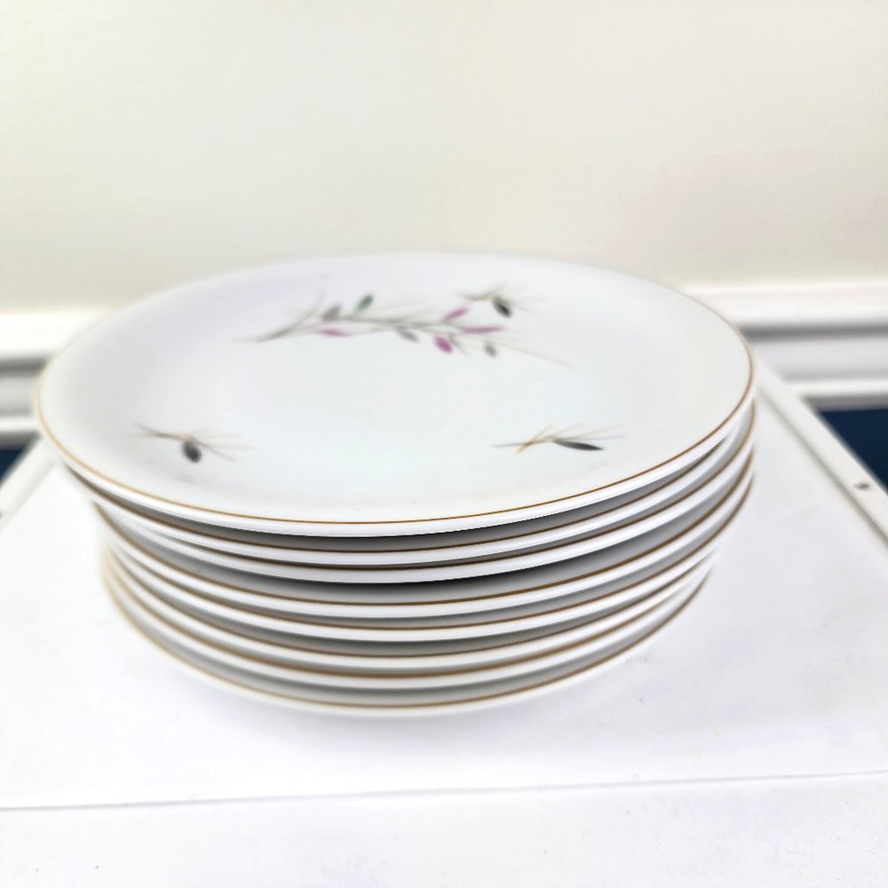Rosenthal Geisha Salad Plate Bavaria Germany Lot of 8